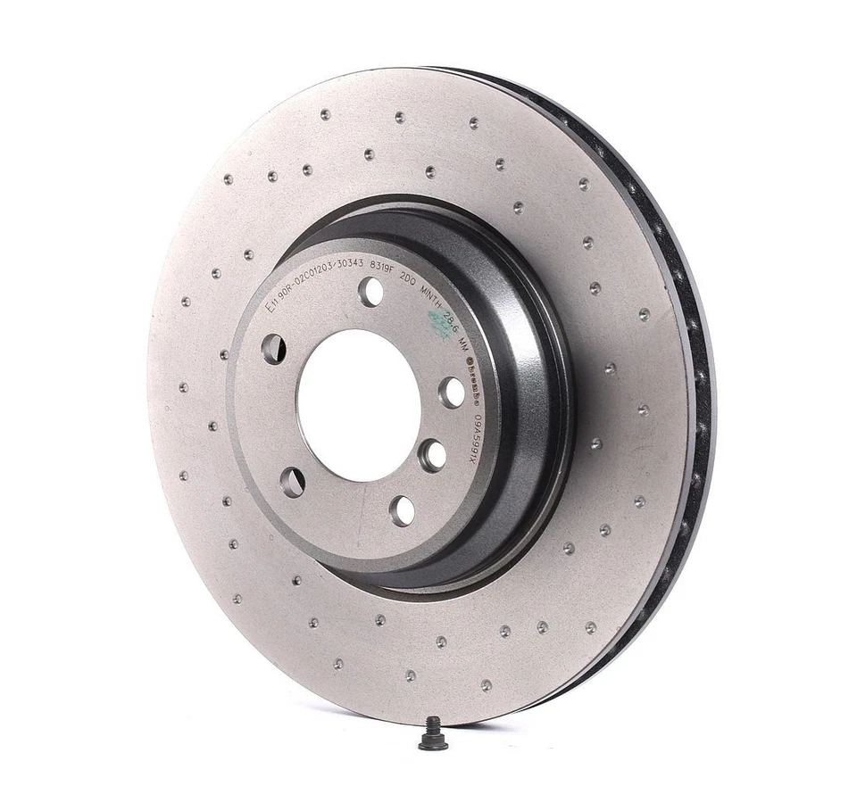 Rotor delantero Brembo 09.A599.1X Xtra perforado para 07-15 BMW 335i/335is/X1 xDrive35i Foto 1 de 1