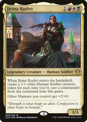 🧙Jirina Kudro M 008/322 FOIL C20 Commander 2020 MTG - Image 1 of 2