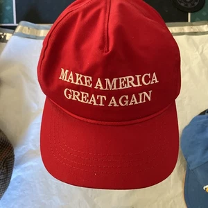 Vintage Make America Great Again Trump Cali Fame rot Snapback Mütze Kappe - Bild 1 von 3