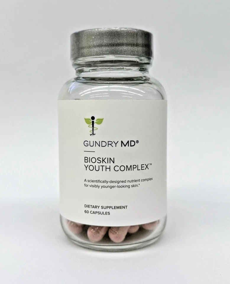 4. BioSkin Youth Complex 60 cápsulas de Gundry MD - renovación de la piel y antienvejecimiento Foto 1 de 2