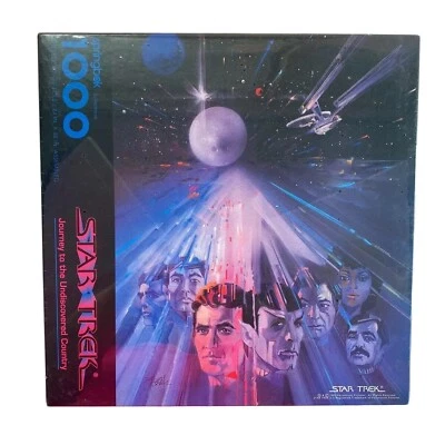 星际迷航拼图复古 1993 年 ROBERT PEAK 未被发现的国家全新 1000 — 第 1/4 张图片