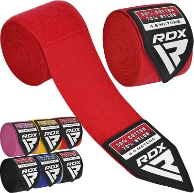 Boxing Hand Wrap by RDX, 4.5m Thumb Loop Boxing Bandage, Inner Glove, Wrist Wrap - Image 1 of 3