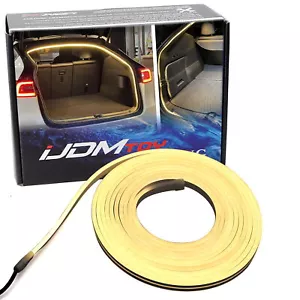 3K Warm White 360° Trunk Illumination LED Light Strip w/Switch For Tesla Model Y - Picture 1 of 10