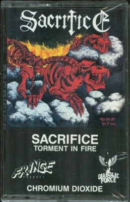 SACRIFICE Torment In Fire Cassette Rare Canadian Metal Sealed! - Image 1 of 3