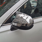 Abs Chrome Ox Horn Rear View Mirror Cap Cover Trim For Honda Hrv Hr-V 2023-2024