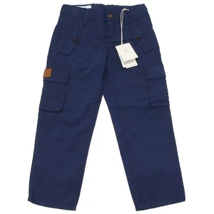 9684N pantalone bimbo GUCCI cotone blu pants trousers kids - Picture 1 of 4