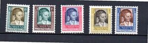 Luxemburg 1930 Set Kinder-Hilfe Briefmarken (Michel 227/31) MLH