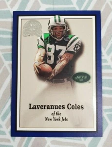 2000 Fleer Greats of the Game #114 Laveranues Coles - Picture 1 of 6