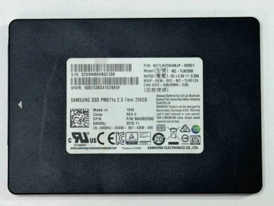 DELL 45W8J PM871a MZ-7LN256B 256GB 6 Gbps SATA 2.5" SSD - Image 1 of 4