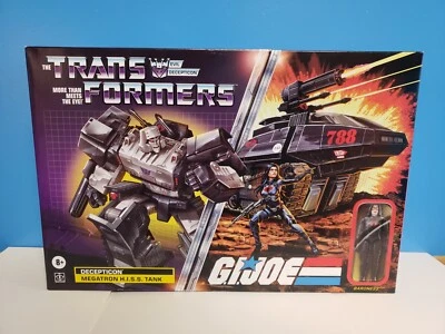 Hasbro Transformers Cobra Baroness G.I. Tanque Joe Mash-Up Megatron HISS EN MANO Foto 1 de 4