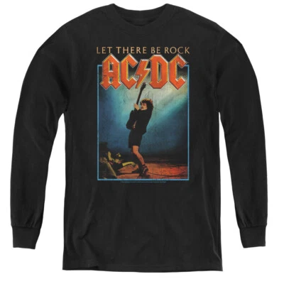 Kids AC/DC T-Shirt Let There Be Rock Youth Long Sleeve Shirt - Image 1 of 2