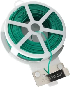 Gartendraht & Schneider - 50 m flexible grüne kunststoffbeschichtete Pflanzenbindestütze - Bild 1 von 9