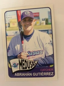 Abrahan Gutierrez 2019 Medusas Blue Claws Team Card - Picture 1 of 1
