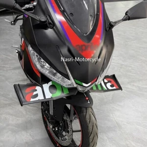 Para Aprilia RS457 2024 Accesorios Alerón Delantero Kit Carenado Alerón Aerodinámico - Imagen 1 de 9