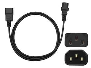 Neu 1.5m AC Leistung Monitor Kabel Netzkabel PC Computer Monitor Drucker #1212 - Bild 1 von 2