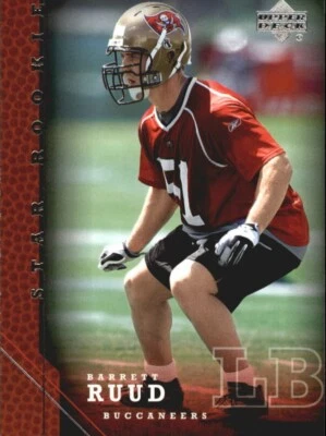 Barrett Ruud-Tampa Bay Buccaneers-2005 Upper Deck Star Rookie Card #248 - Image 1 of 2