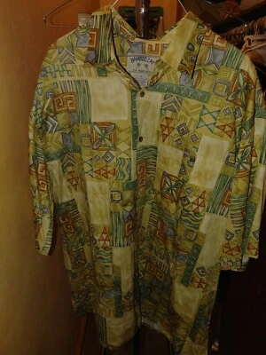 Bamboo Cay Hawaiian button Down Size XL - Imagem 1 de 3