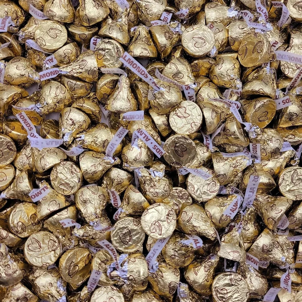 Hershey's Kisses Almonds Chocolate Candy 2 Pack