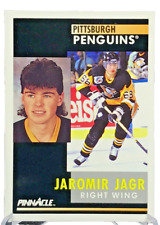 Jaromir Jagr 1991 Score Pinnacle Rookie Stats NHL HOF 53 Pittsburgh Penguin A26