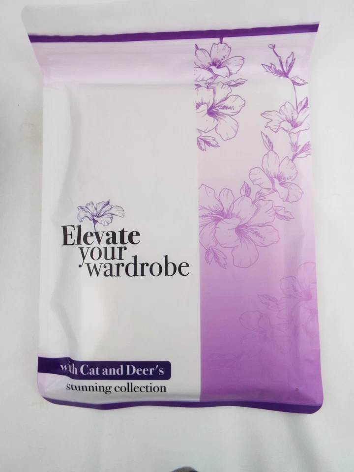 Lote de 2 Pantimedias Gato y Ciervo Transparente XL Desnudo Foto 1 de 4