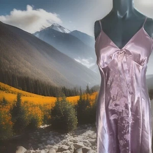 JONES OF NEW YORK Lavender Women’s NIGHT GOWN. Vintage JONES OF NEW YORK  GOWN - Picture 1 of 8