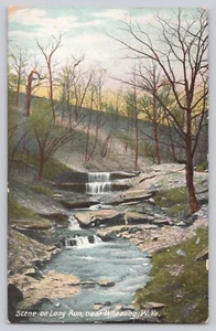 Postcard Scene on Long Run near Wheeling West Virginia - Picture 1 of 3
