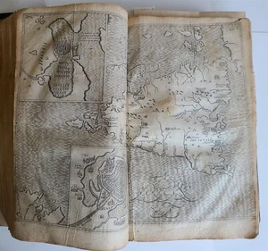 1677 HISTORY of the WORLD by WALTER RALEIGH antique ILLUSTRATED w/ MAPS English - Imagen 1 de 18