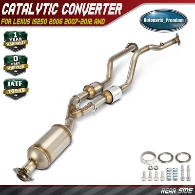 后催化转换器适用于雷克萨斯 IS250 2006 2007 2008 2009 2010 2011 2012 AWD — 第 1/4 张图片