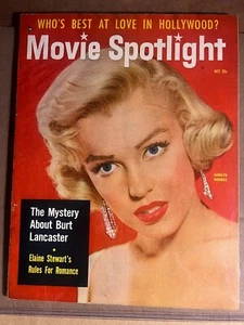 MARILYN MONROE - MOVIE SPOTLIGHT 10/54 - TOLLES FARBFOTO COVER MAGAZIN!! - Bild 1 von 2