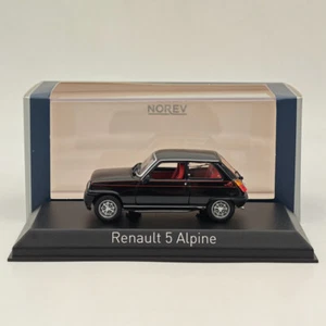 1/43 Norev Renault 5 Alpine 1977 Black Diecast Model Cars Limited Collection - Picture 1 of 7