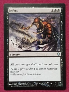 Magic The Gathering COMMANDER 2013 C13 INFEST black card MTG - Bild 1 von 2