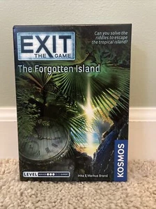 EXIT THE GAME THE FORGOTTEN ISLAND KOSMOS BOARD GAME - Picture 1 of 10
