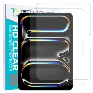 Tech Armor Matte Anti-Glare Film Screen Protector for iPad Pro 11 (2024)- 2 Pack - Picture 1 of 8