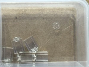 LEGO Parts - Trans-Clear Brick 1 x 1 - No 3005 - QTY 5 - Picture 1 of 1