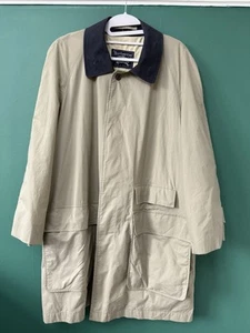 Mens Burberry Raincoat Mac 2XL EURO 48. Beige. Vintage 1980's - Picture 1 of 18
