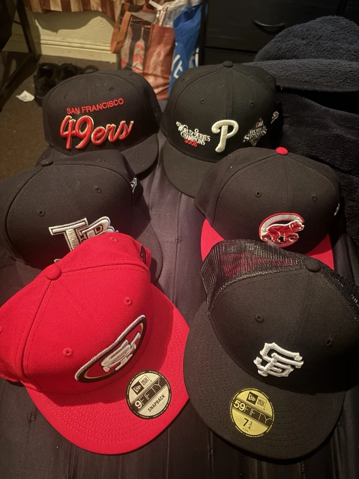  Gorras New Era Sombreros Snapback 7 3/4 Foto 1 de 4