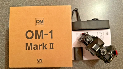 Olympus OM-1 II Digital Mirrorless Camera Body BOXED (277 Shots) - Image 1 of 4