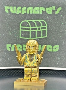Personalizzato PAD stampato LEGO NINJAGO GOLDEN NINJA variante #4 minifigure mattoncini - Foto 1 di 21