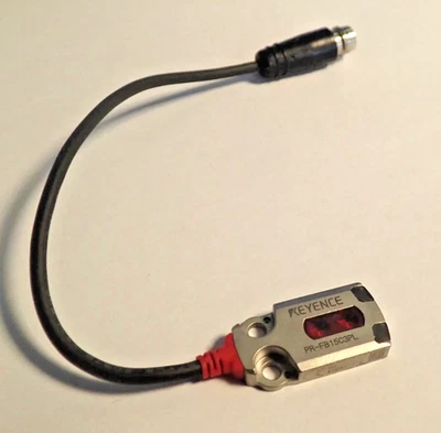 KEYENCE PR-FB15C3PL BACKGROUND SUPRESSION PHOTOELECTRIC SENSOR M8-3PIN CONNECTOR - Image 1 of 4