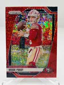 2024 PANINI PRIZM FOOTBALL BROCK PURDY RED SPARKLE NR. 249 49ERS - Bild 1 von 2