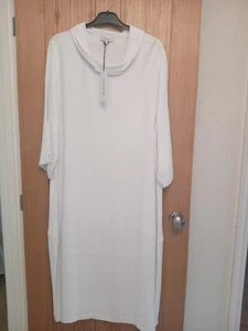SAHARA WHITE TEXTURED SQUARE COWL NECK JACQUARD SUMMER DRESS -SIZE 5 -BNWT - Picture 1 of 19