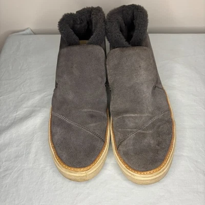 Zapatilla deportiva Paxton forrada de vellón TOM'S 7,5 gris cojín suave Foto 1 de 4