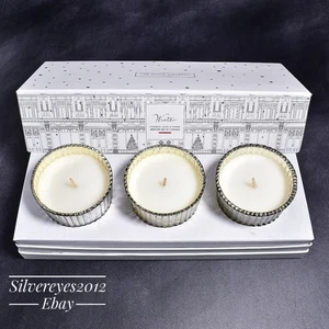 The White Company Winter Set Of 3 Votive Mercury Candles NEW - Picture 1 of 12