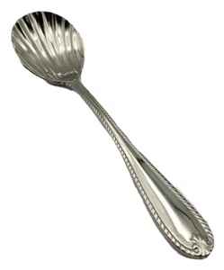 Lenox Tudor Bead-Augusta Edelstahl Zuckermuschel Löffel Seil Rand - Bild 1 von 5