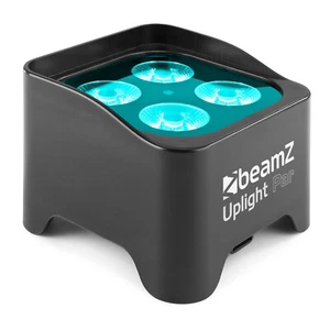 beamZ BBP90 Batterie Uplight Par 4x 4W schwarz - Akku-Par - Akkuscheinwerfer - Bild 1 von 12
