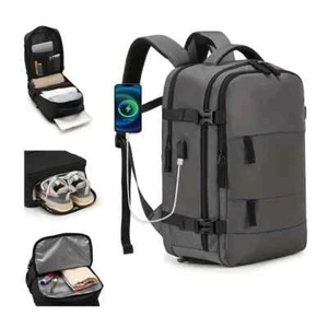 BACKPACK TRAVEL FLIGHT Bag School Work Rucksack Large - Picture 1 of 9