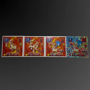 Pokemon Amada Charizard Charmeleon Bulk Seal Sticker Vintage Holo Japan #0120 - Bild 1 von 14