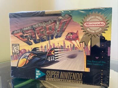 F-Zero (Super Nintendo, 1991) SNES Brand New Factory Sealed - Image 1 of 4