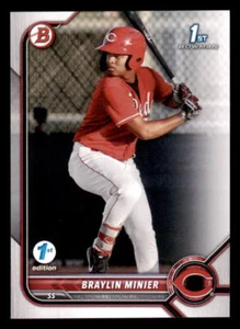 2022 Bowman 1st Edition #BPPF93 Braylin Minier - Picture 1 of 2