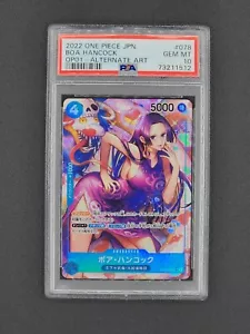 2022 Japanese One Piece Romance Dawn Boa Hancock OP01-078 SR PSA 10 Gem Mint - Picture 1 of 2